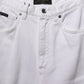 Dolce & Gabbana White Cotton Stretch Wide Leg Denim Jeans