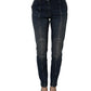 Dolce & Gabbana Dark Blue Cotton Stretch Skinny Denim Jeans