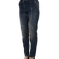 Dolce & Gabbana Dark Blue Cotton Stretch Skinny Denim Jeans