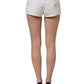 Dolce & Gabbana White Cotton Low Rise Denim Hot Pants Shorts