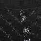 Dolce & Gabbana Black High Waist Sheer Floral Lace Shorts