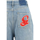 Golden Goose Blue Cotton Boyfriend Jeans