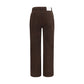 Loulou De Saison Brown Cotton Straight-Leg Jeans