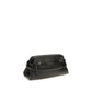Moschino Black Goatskin Clutch Bag