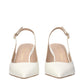 Stuart Weitzman Beige Leather High Heel Pumps