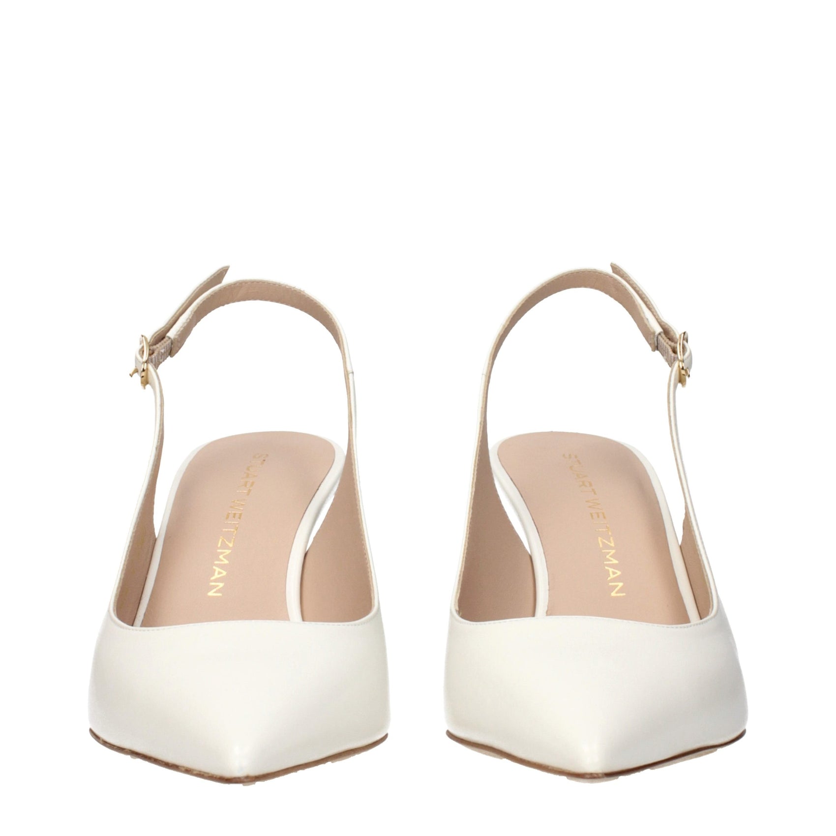 Stuart Weitzman Beige Leather High Heel Pumps