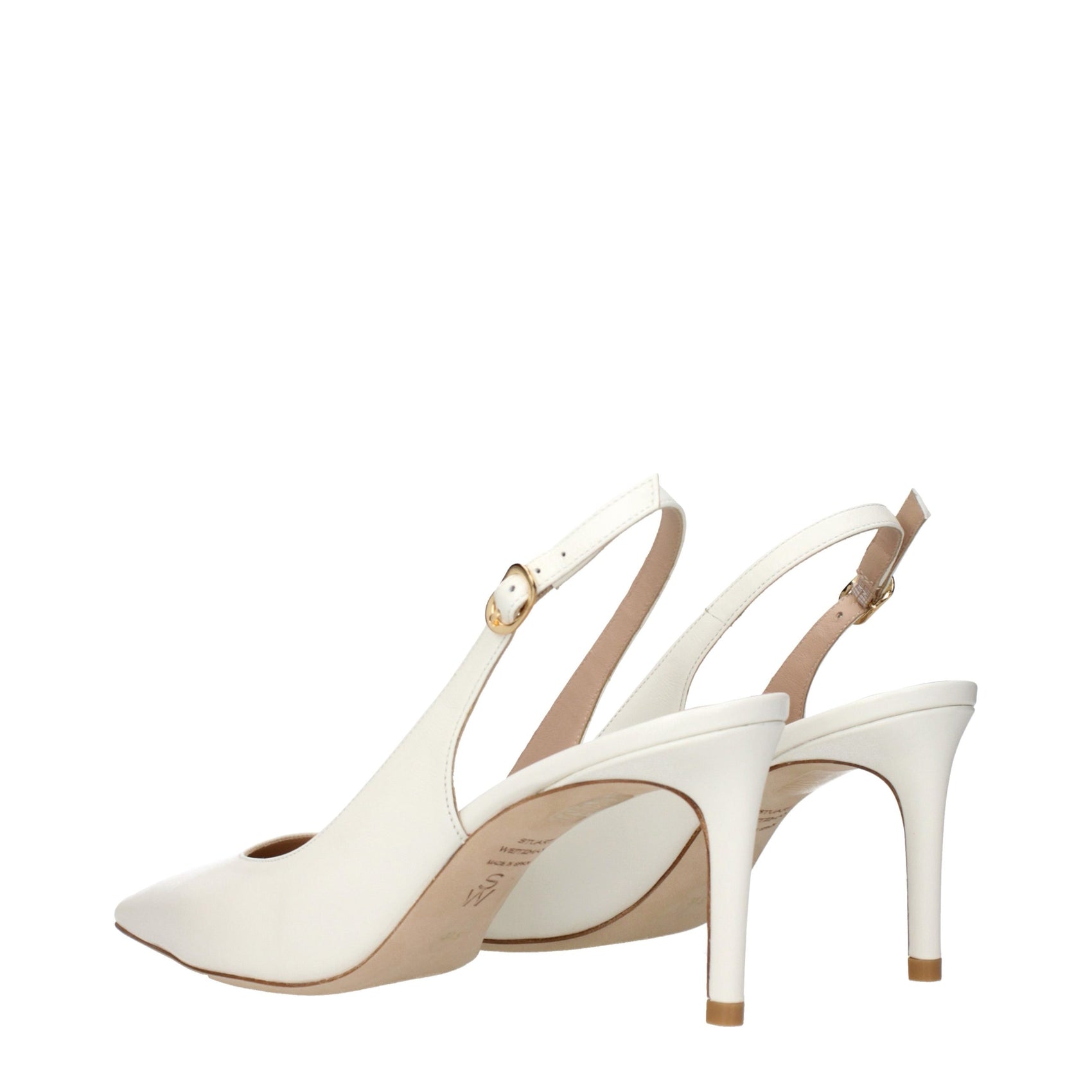 Stuart Weitzman Beige Leather High Heel Pumps