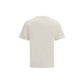 Palm Angels Beige Cotton T-Shirt