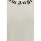 Palm Angels Beige Cotton T-Shirt