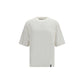 Palm Angels White Cotton T-Shirt