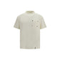 Palm Angels White Cotton T-Shirt