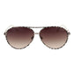 Guess Beige Metal Sunglasses