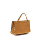 Zanellato Beige Suede Leather Shoulder Bag