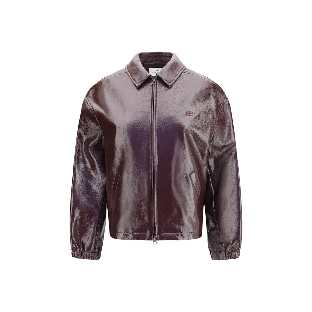 Courrèges Bordeaux Cotton Bomber