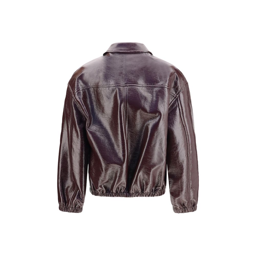 Courrèges Bordeaux Cotton Bomber