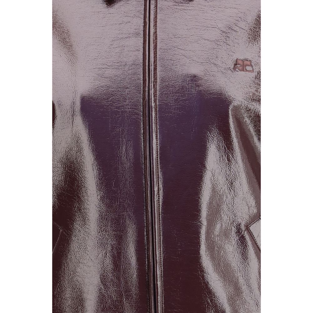 Courrèges Bordeaux Cotton Bomber