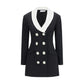 Self-Portrait Black Wool Oves Aries Blazer