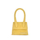 Jacquemus Bicolor Calf Leather Bos Taurus Shoulder Bag
