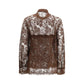 Ermanno Scervino Brown Polyester Pattern Shirt