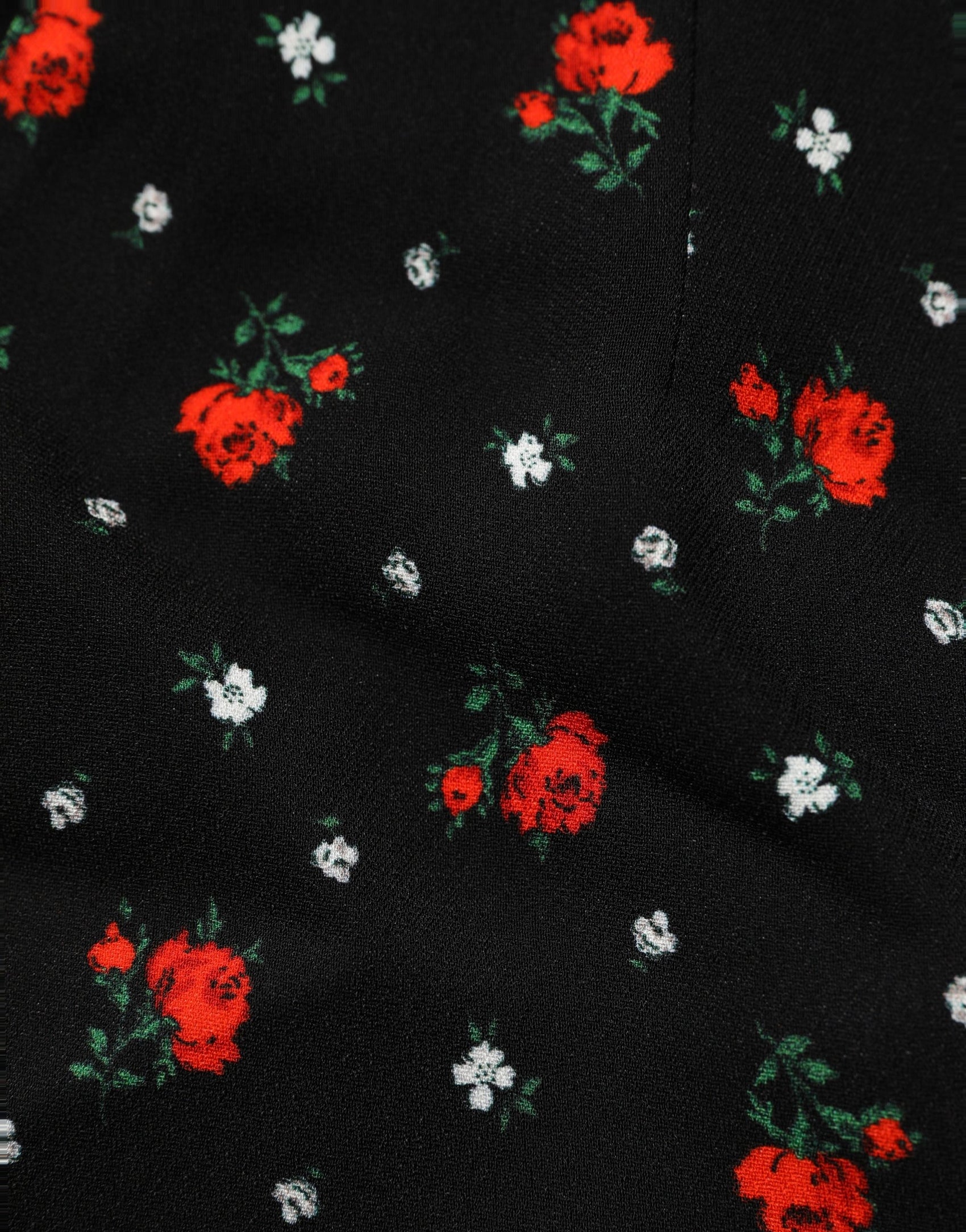 Dolce & Gabbana Black Floral High Rise Women Hot Pants Shorts
