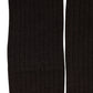 Dolce & Gabbana Black Wool Tights Stocking Pantyhose One Size Socks