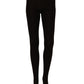 Dolce & Gabbana Black Wool Tights Stocking Pantyhose One Size Socks