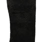 Dolce & Gabbana Black Floral Lace Nylon Stretch Stockings Socks