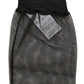 Dolce & Gabbana Black Nylon Mesh Sheer Calf Long Accessory Socks