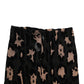 Dolce & Gabbana Black Leopard Nylon Tights Stocking Pantyhose Socks