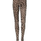 Dolce & Gabbana Gray Leopard Nylon Tights Stocking Pantyhose Socks