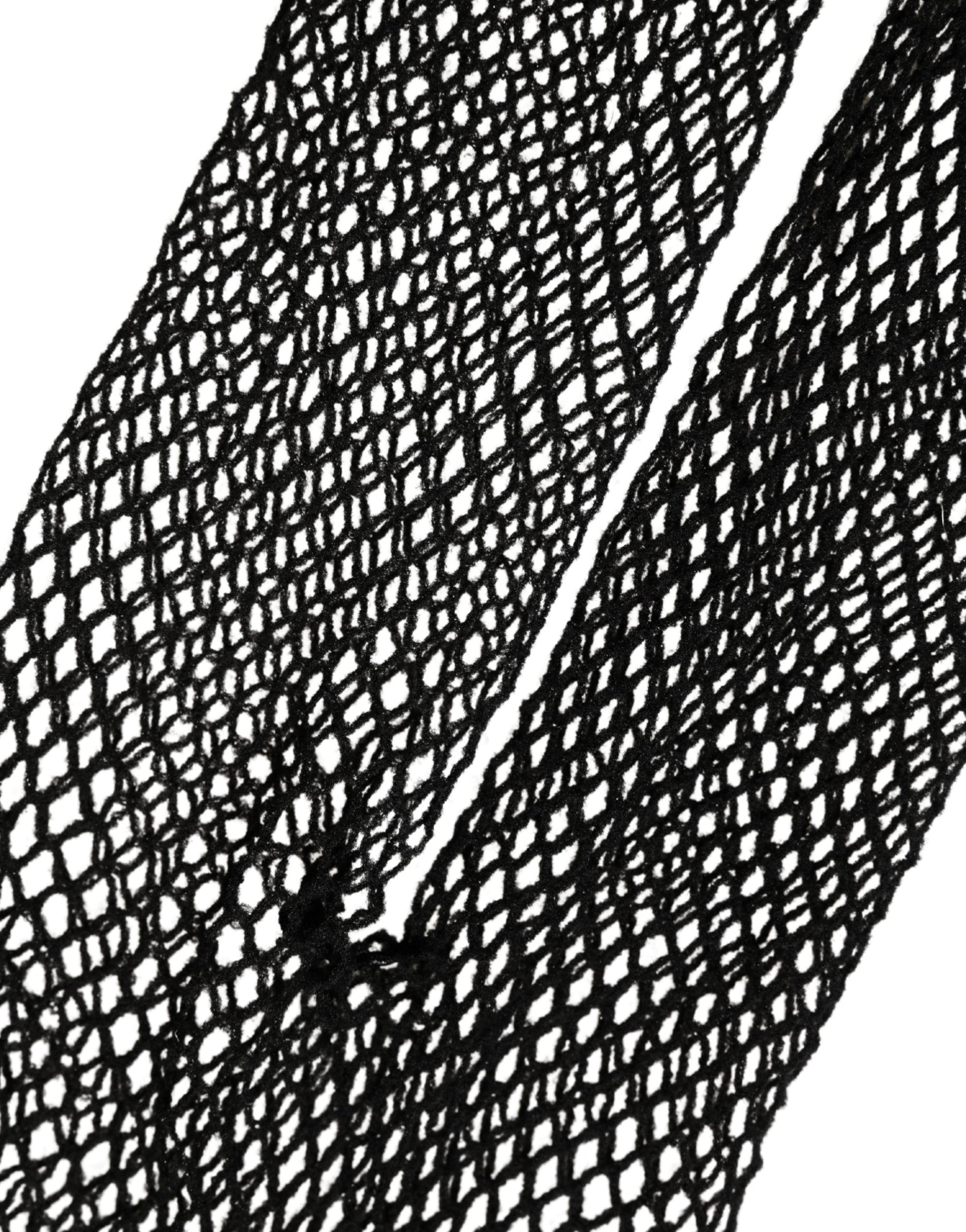 Dolce & Gabbana Black Fishnet Nylon Tights Stocking Pantyhose Socks