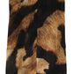 Dolce & Gabbana Brown Tiger Nylon Tights Stocking Pantyhose Socks