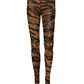 Dolce & Gabbana Brown Tiger Nylon Tights Stocking Pantyhose Socks