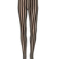 Dolce & Gabbana Black White Stripes Tights Stocking Pantyhose Socks