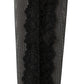 Dolce & Gabbana Black Nylon Mesh Sheer Calf Long Accessory Socks