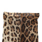 Dolce & Gabbana Brown Leopard Nylon Tights Stocking Pantyhose Socks