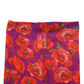 Dolce & Gabbana Purple Nylon Floral Print Tights Stockings Socks