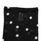 Dolce & Gabbana Black Polka Dot Tights Stockings Pantyhose Socks