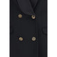 Versace Black Wool Oves Aries Blazer