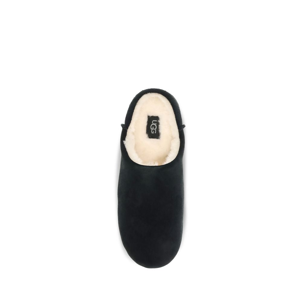 UGG Black Leather Mules