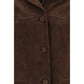 Tory Burch Brown Goatskin Jacket