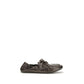 Prada Brown Calf Leather Bos Taurus Slip-On Loafers
