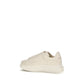 Alexander McQueen White Calf Leather Bos Taurus Chunky Sneakers