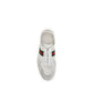 Gucci White Calf Leather Bos Taurus Low Top Sneakers