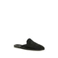 Dolce & Gabbana Black Calf Leather Bos Taurus Mules