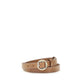 Jacquemus Beige Calf Leather Bos Taurus Thin Belt