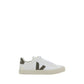 Veja White Calf Leather Bos Taurus Low Top Sneakers