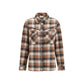 P.A.R.O.S.H. Brown Cotton Pattern Shirt