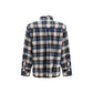 P.A.R.O.S.H. Blue Cotton Pattern Shirt