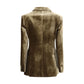 P.A.R.O.S.H. Brown Viscose Blazer